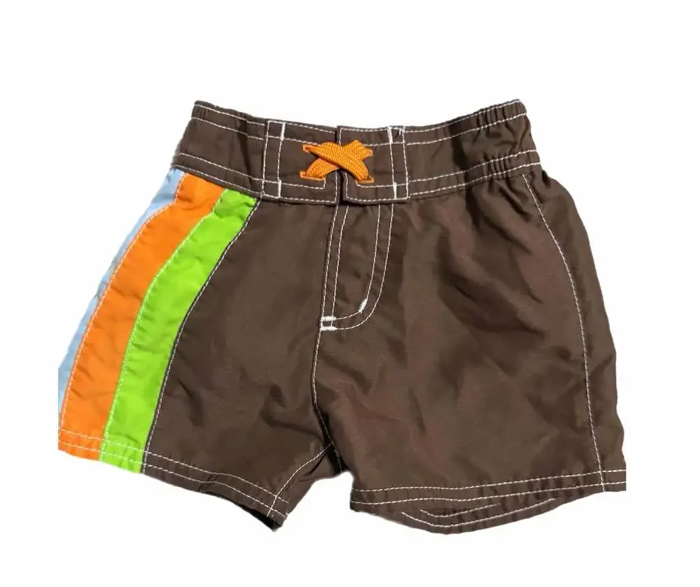 6 mos Baby Boy 6-Piece Summer Clothing Bundle (Tank Romper and Shorts)